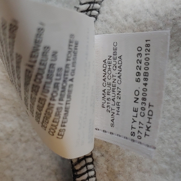 Men's Gray Puma Jacket size Large Style # 592230 - Picture 10 of 10